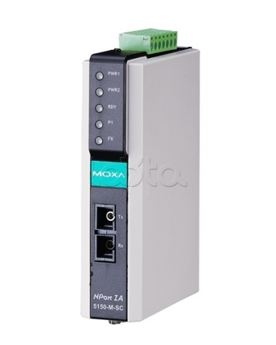 Сервер 1-портовый RS-232/422/485 в Ethernet Moxa NPort IA-5150-M-SC в Рубцовске Дополнительное оборудование для ОПС Pintop.ru