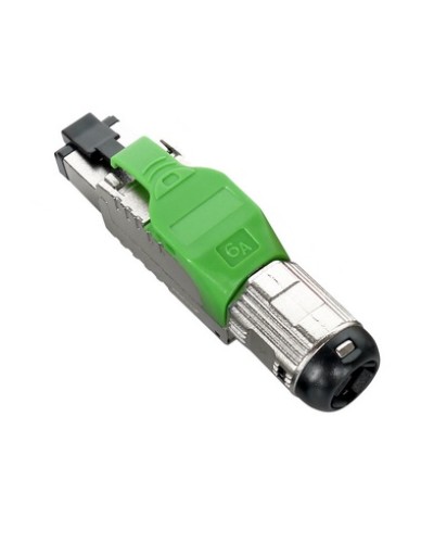 Разъем полевой оконцовки RJ-45 8P8C Hyperline PLUE-8P8C-S-C6A-SH-GN в Рубцовске Коннекторы и разъемы Pintop.ru