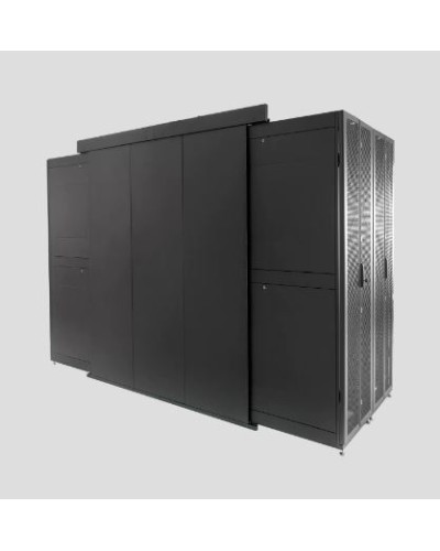 Панель задняя двухрядного коридора сплошная 48U для шкафов серии ШТК-СП-48.×.× ЦМО ЦОД-СП-Ф2-48-9005 в Рубцовске Аксессуары для стоек и шкафов Pintop.ru