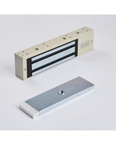 R-Lock RL-EM350-LSG - Электромагнитный замкок, 350кг, DC12/24B, цвет серый, RAL7032 (галечный серый), два датчика втроены в корпус замка: датчик Холла и магнито-контактный датчик в Рубцовске Электромагнитные замки Pintop.ru