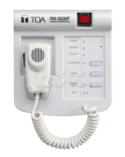 Панель микрофонная пожарная для серии VM-3000 в Рубцовске Системы оповещения и трансляции TOA Pintop.ru