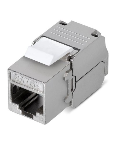 Модуль Keystone Jack RJ-45(8P8C), FTP экранированный, CAT 5e, тип 180 град., самозажимной REXANT PRO 02-0071 в Рубцовске Модули Keystone Pintop.ru