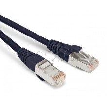 Патч-корд RJ45-RJ45, 4 пары, STP, кат.5е, LSZH (2м) Hyperline PC-LPM-STP-RJ45-RJ45-C5e-2M-LSZH-BK