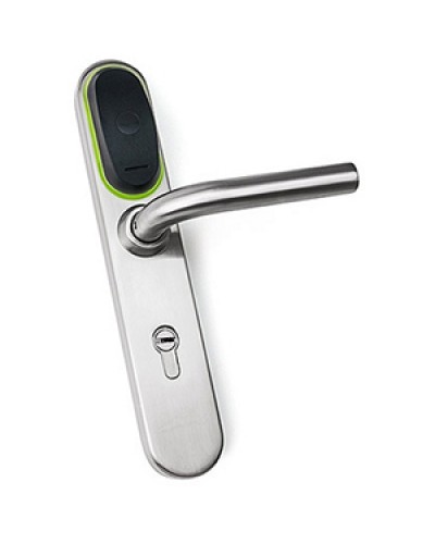 Замок электромеханический для двери IronLogic Eurolock EHT net (серебро) dd = 92 мм в Рубцовске Электромеханические замки Pintop.ru