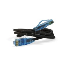 Патч-корд Hyperline PC-LPM-UTP-RJ45-RJ45-C6-0.3M-LSZH-BK