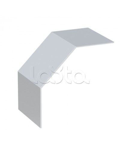 Крышка на угол 90 градусов верт. внеш. лестн. усиленная 100x400 мм (2 мм) HDZ EKF (kvoltp90100400-2-HDZ) в Рубцовске Аксессуары для лотков Pintop.ru