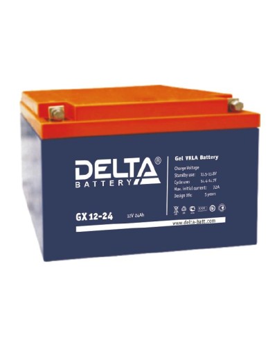 Аккумулятор свинцово-кислотный Delta GX 12-24 в Рубцовске Электротехническое оборудование Pintop.ru