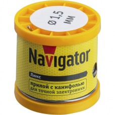 Припой Navigator 93 086 NEM-Pos02-61K-1.5-K200 (ПОС-61, катушка, 1.5 мм, 200 гр)