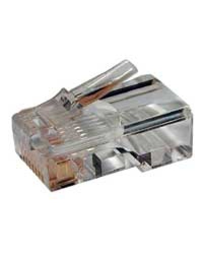 Разъем RJ-45 под витую пару, кат 5 Hyperline PLUG-8P8C-U-C5 в Рубцовске Коннекторы и разъемы Pintop.ru